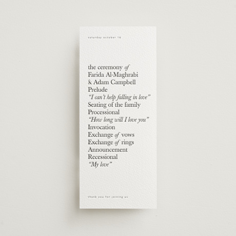 Letterpress Long Programs