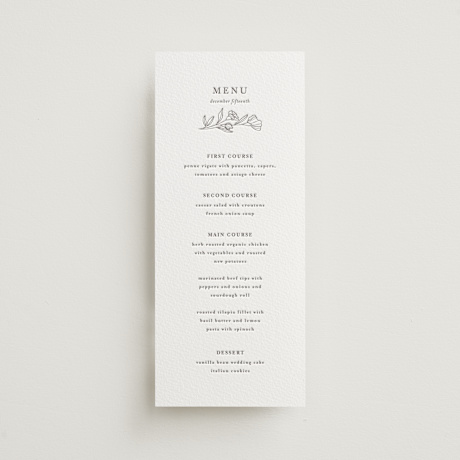 Letterpress Long Menus
