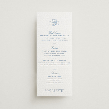Letterpress Long Menus