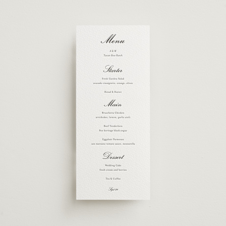 Letterpress Long Menus