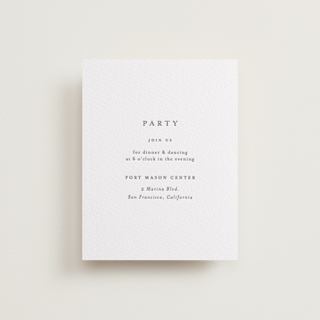 Letterpress Bar and Bat Mitzvah Direction Cards