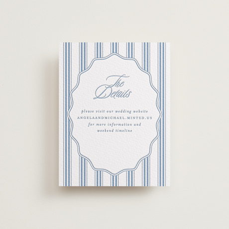 Letterpress Direction Cards