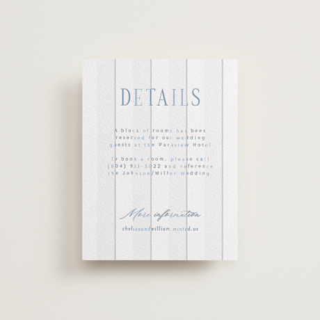 Letterpress Direction Cards