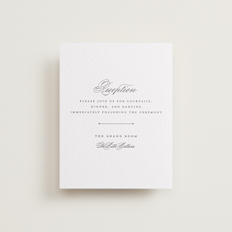 Letterpress Reception Cards