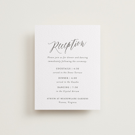 Letterpress Reception Cards