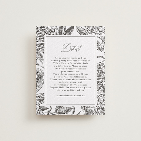 Letterpress Reception Cards