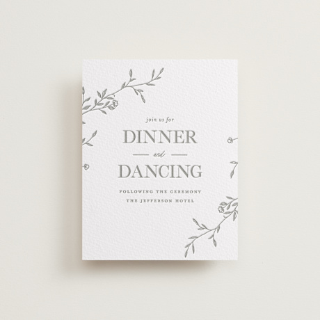 Letterpress Reception Cards
