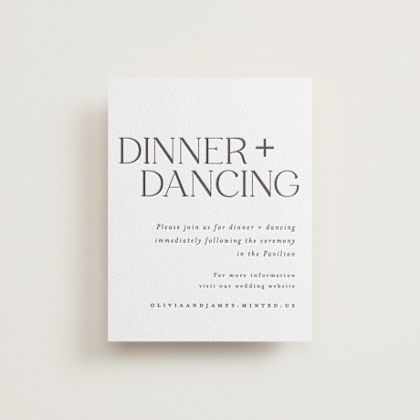 Letterpress Reception Cards