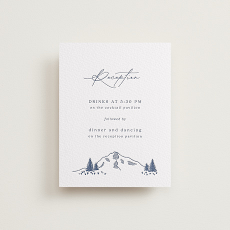 Letterpress Reception Cards