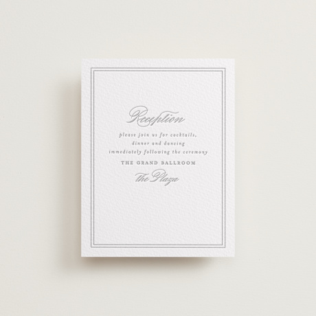 Letterpress Reception Cards