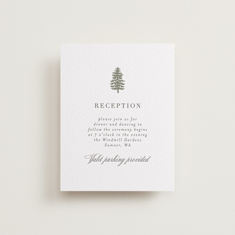 Letterpress Reception Cards