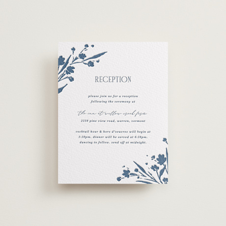 Letterpress Reception Cards