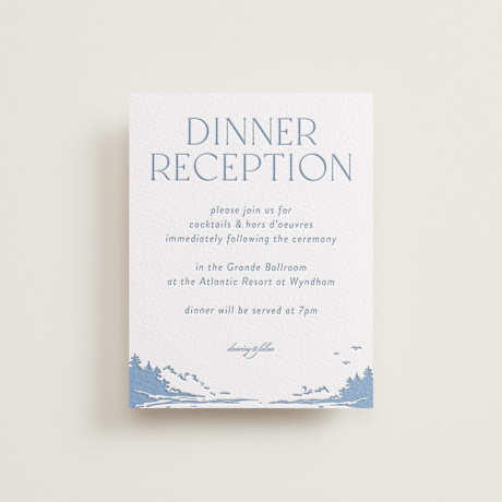 Letterpress Reception Cards