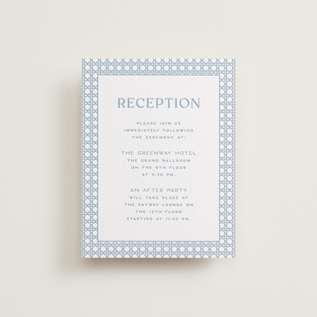 Letterpress Reception Cards