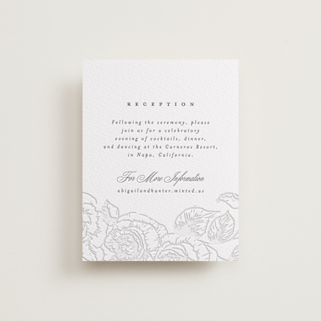Letterpress Reception Cards