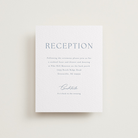 Letterpress Reception Cards