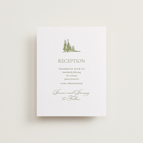 Letterpress Reception Cards