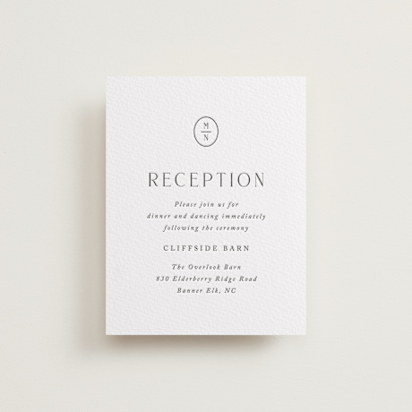 Letterpress Reception Cards