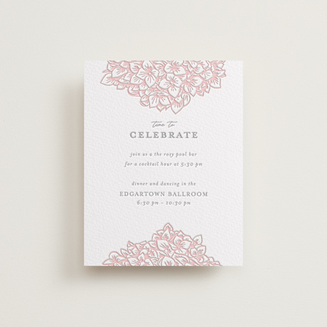 Letterpress Reception Cards