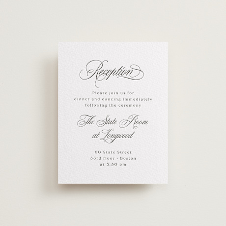 Letterpress Reception Cards