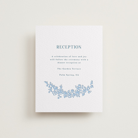 Letterpress Reception Cards