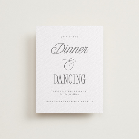 Letterpress Reception Cards