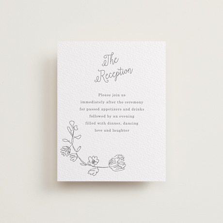 Letterpress Reception Cards