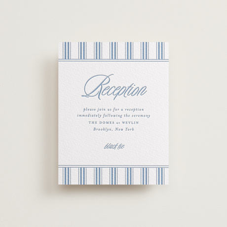 Letterpress Reception Cards