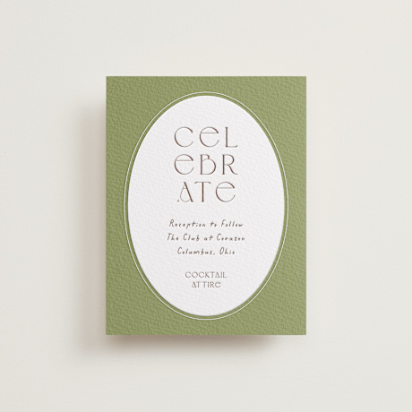 Letterpress Reception Cards