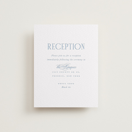 Letterpress Reception Cards