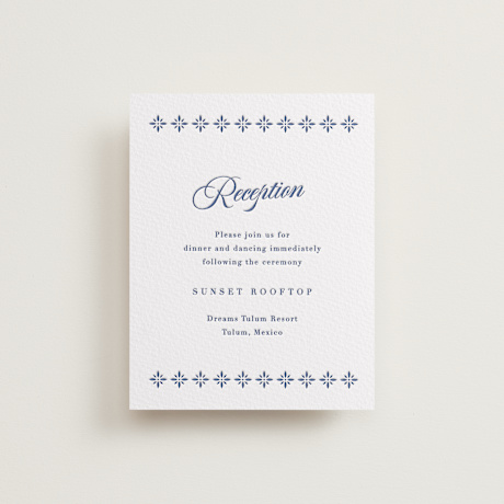 Letterpress Reception Cards