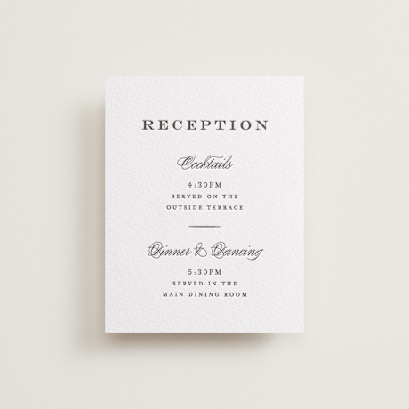 Letterpress Reception Cards