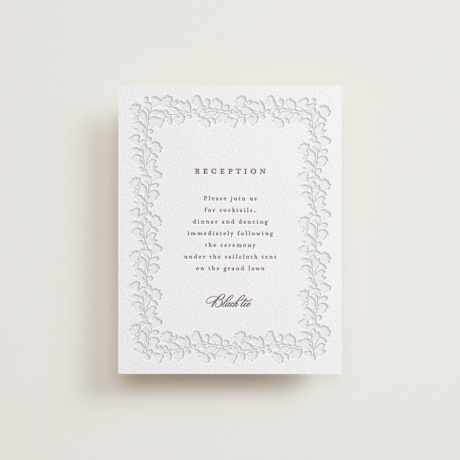 Letterpress Reception Cards