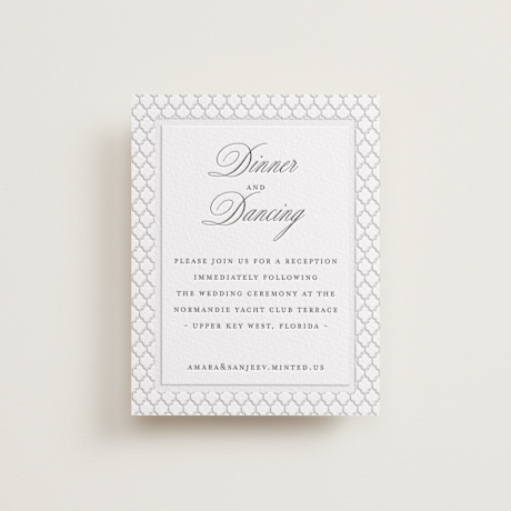 Letterpress Reception Cards