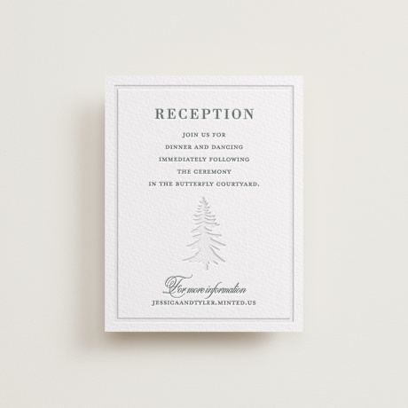 Letterpress Reception Cards