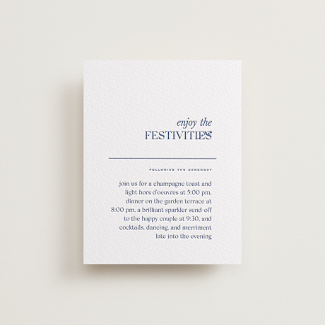 Letterpress Reception Cards