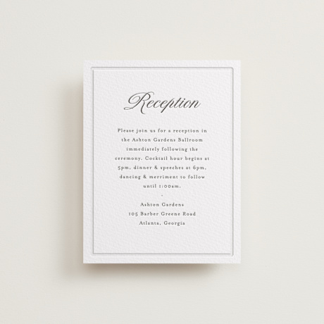 Letterpress Reception Cards