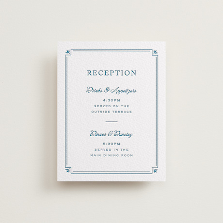 Letterpress Reception Cards