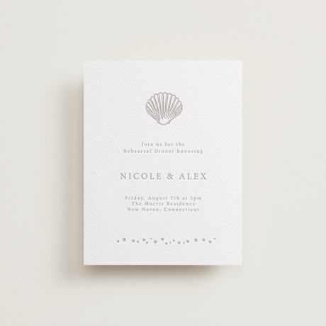 Letterpress Rehearsal Dinner Cards