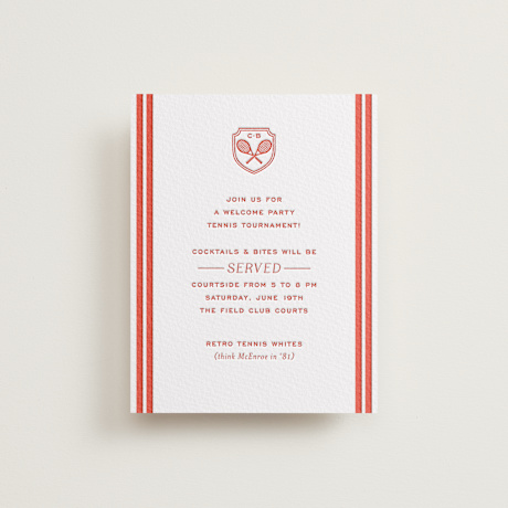 Letterpress Rehearsal Dinner Cards