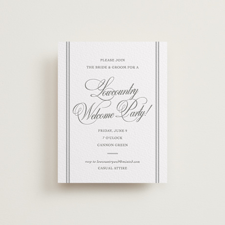 Letterpress Rehearsal Dinner Cards