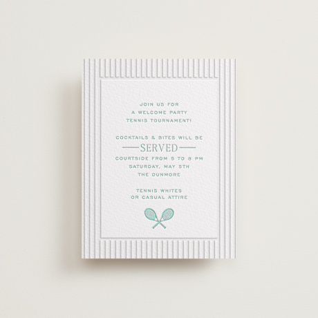 Letterpress Rehearsal Dinner Cards