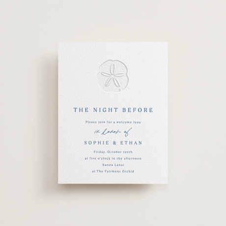Letterpress Rehearsal Dinner Cards