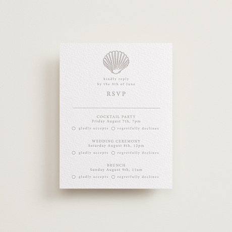 Letterpress Multi-Event RSVP Cards