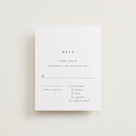 Letterpress RSVP Cards