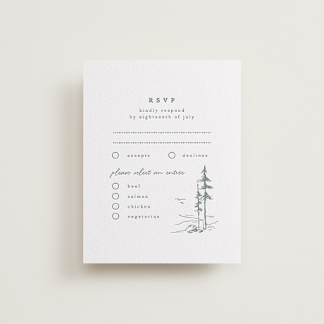 Letterpress RSVP Cards