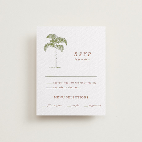 Letterpress RSVP Cards