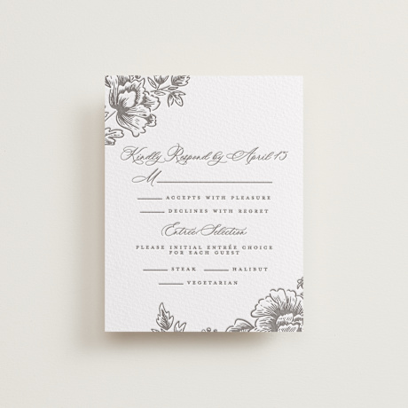 Letterpress RSVP Cards