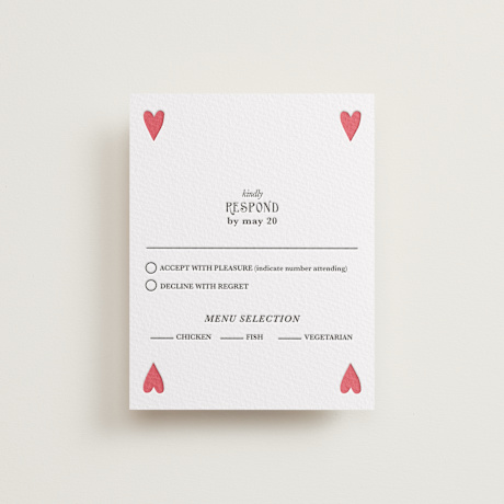 Letterpress RSVP Cards