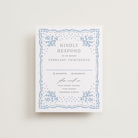 Letterpress RSVP Cards